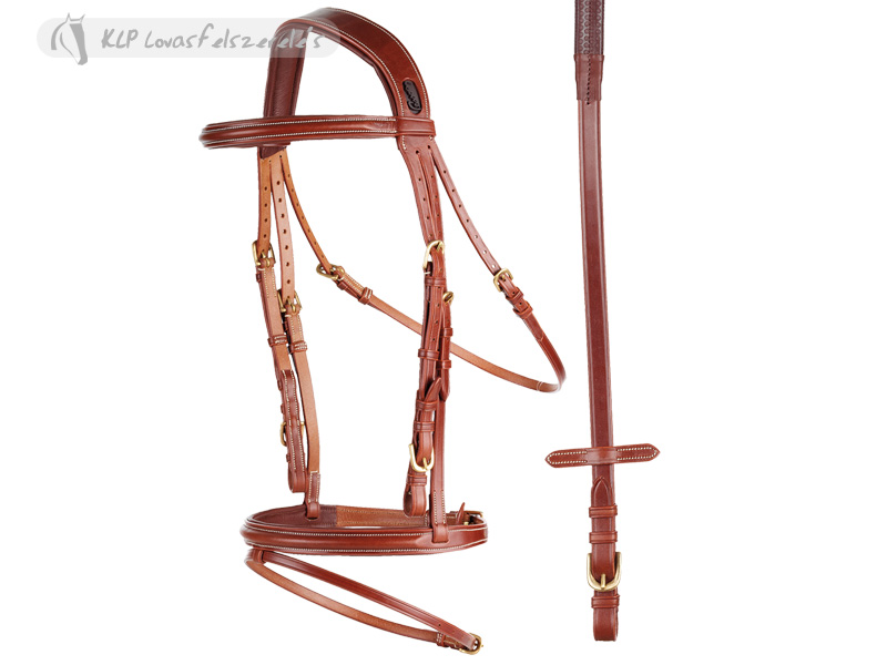 Pessoa Flash/combined Headstall W/rubber Reins Raised
