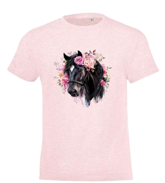 Girl Light Pink T-Shirt With Fríz
