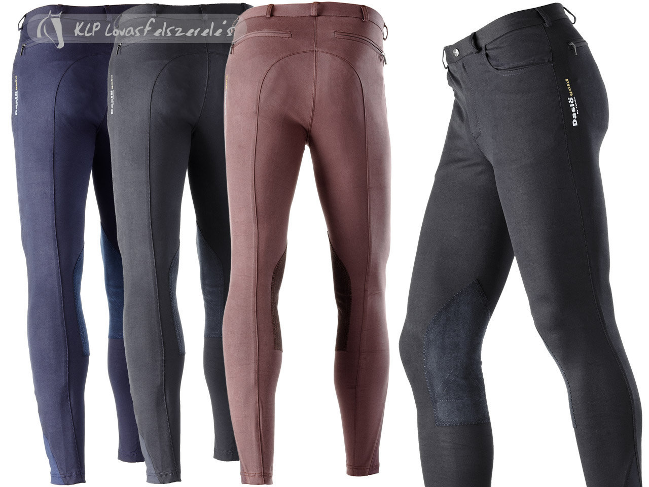 Daslö Gold Men Breeches Orfeo With Suede Knee Patch