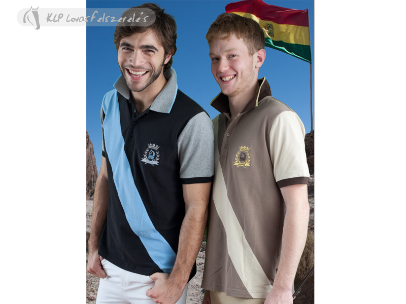 Tattini Man Polo Shirt With Cross Band