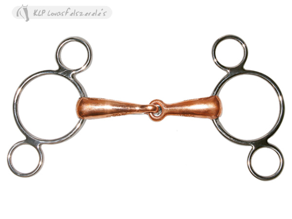 Continental Gag Bit 3 Rings Stainless Steel