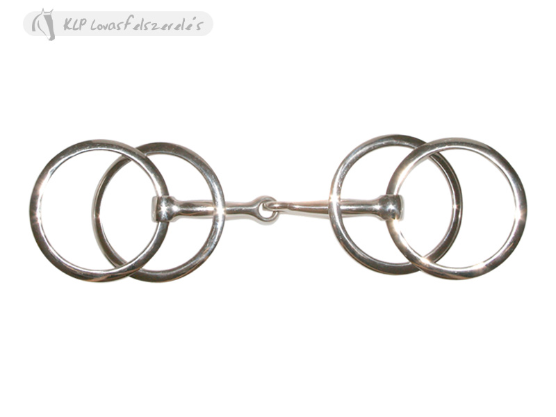 Ring Snaffle Bit Stainless Steel With 4 Rings